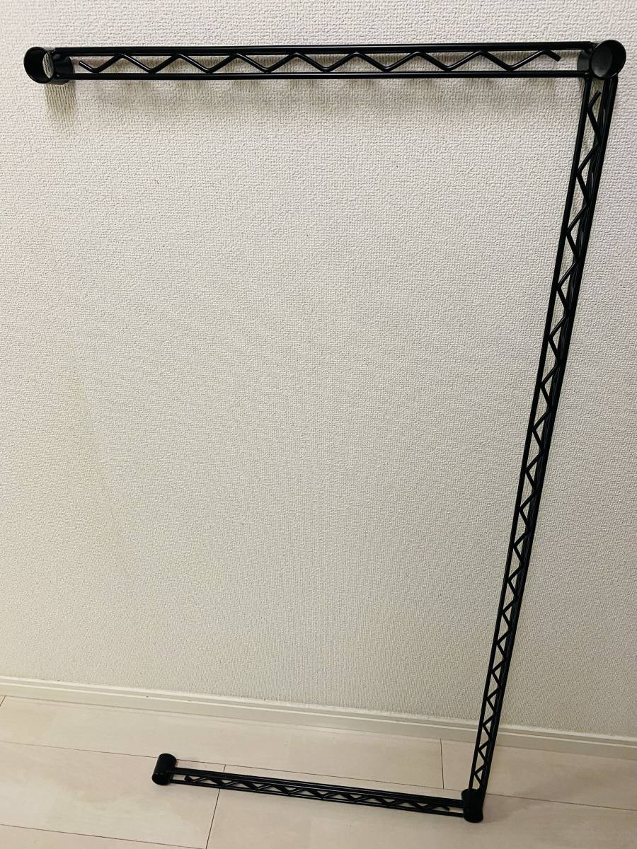 中古品）ホームエレクター三方クロスバー ブラック 600x1200(飾り棚
