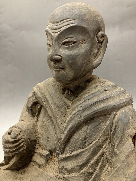 美術品 観音菩薩立像☆高さ29cm 仏教美術 仏像 彫刻 ヒノキ檜木 置物