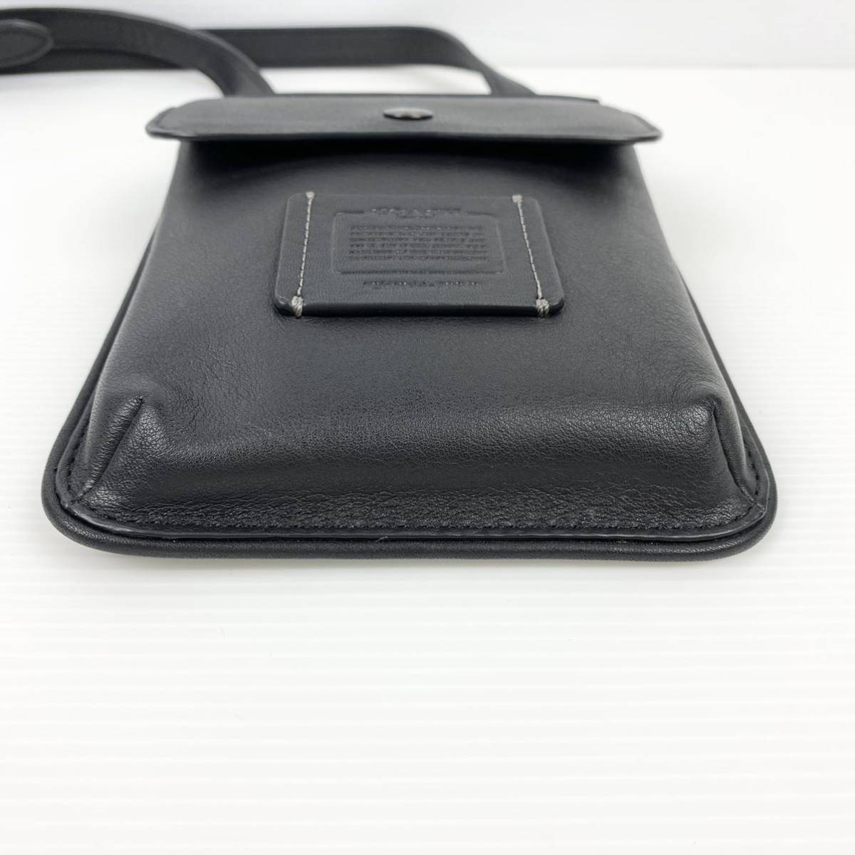 1円 【未使用品】 COACH コーチ メンズ ポシェット ハイブリッドポーチ 