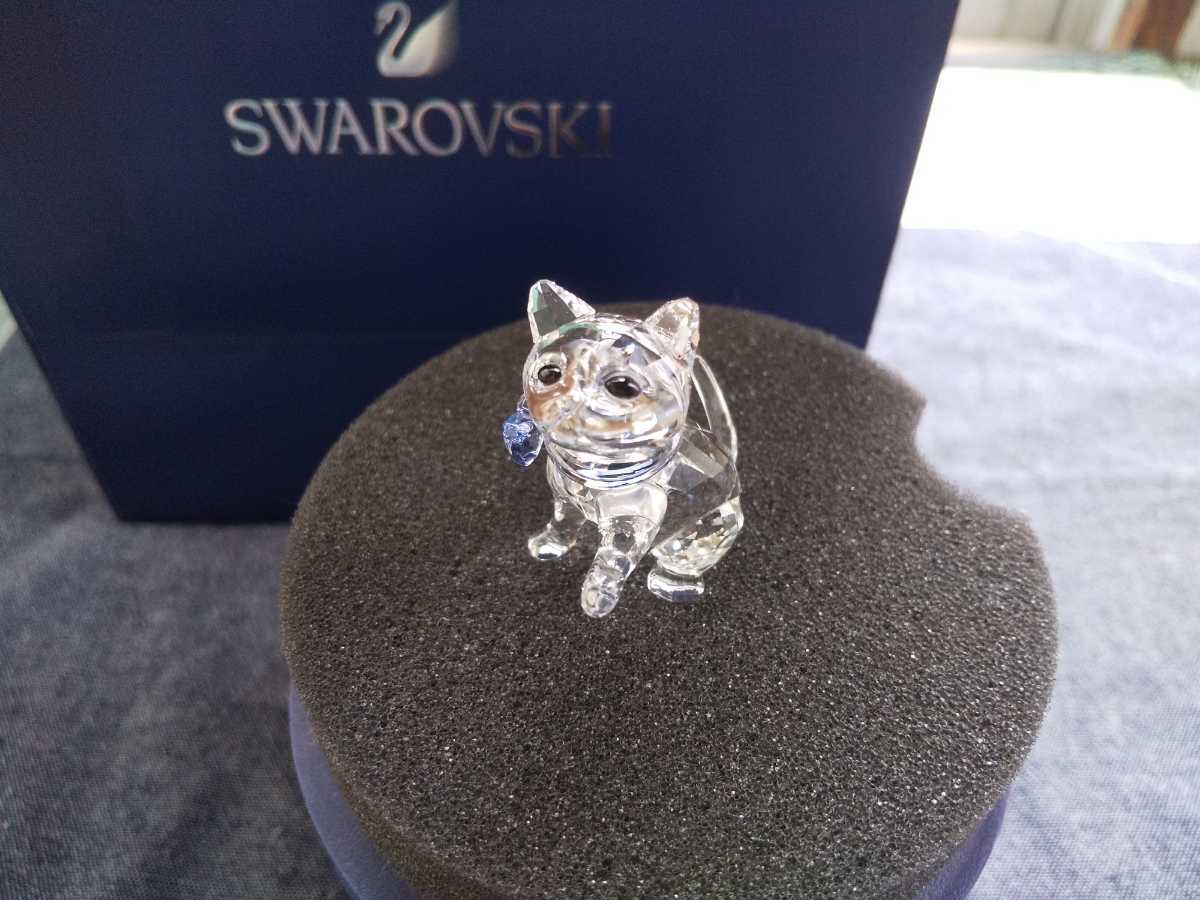 SWAROVSKI スワロフスキー クリスタルフィギュア フィギュリン 子ネコ