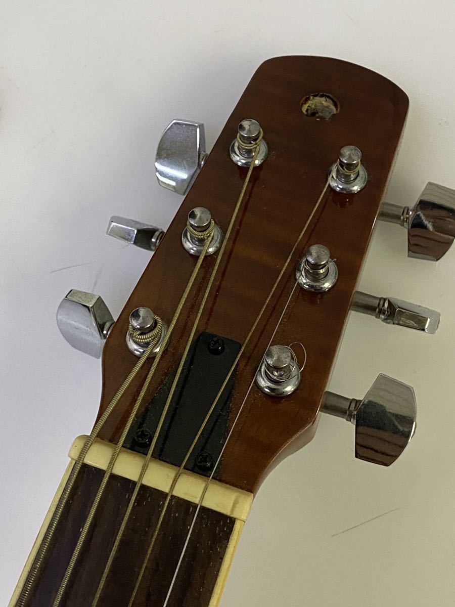サ9558M☆TINYBOY 2 TT-40N トラベルギター ケース付 全長約84.5センチ