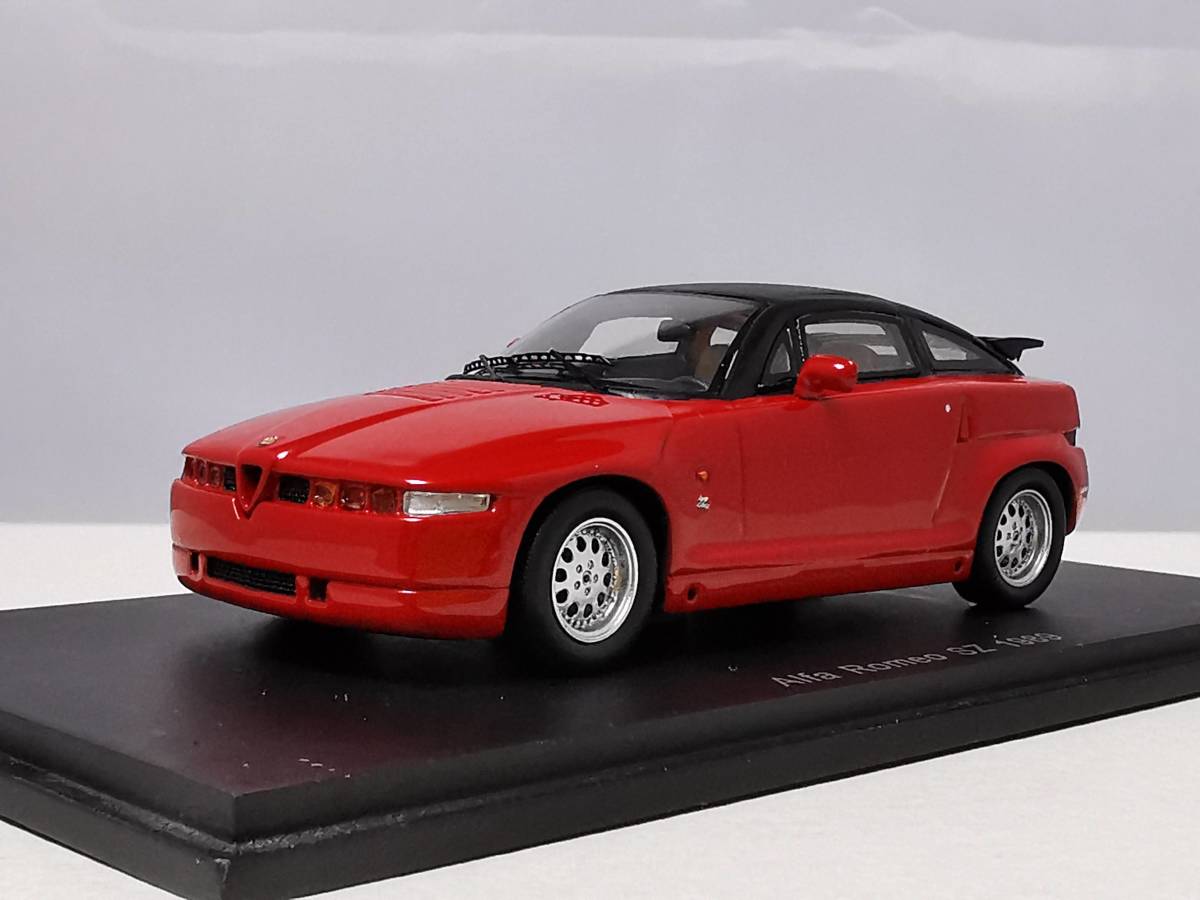 1/43　スパーク　アルファロメオSZ　1989　赤 スパークモデル 1/43 アルファロメオ SZ (Alfa Romeo SZ) 1989 赤