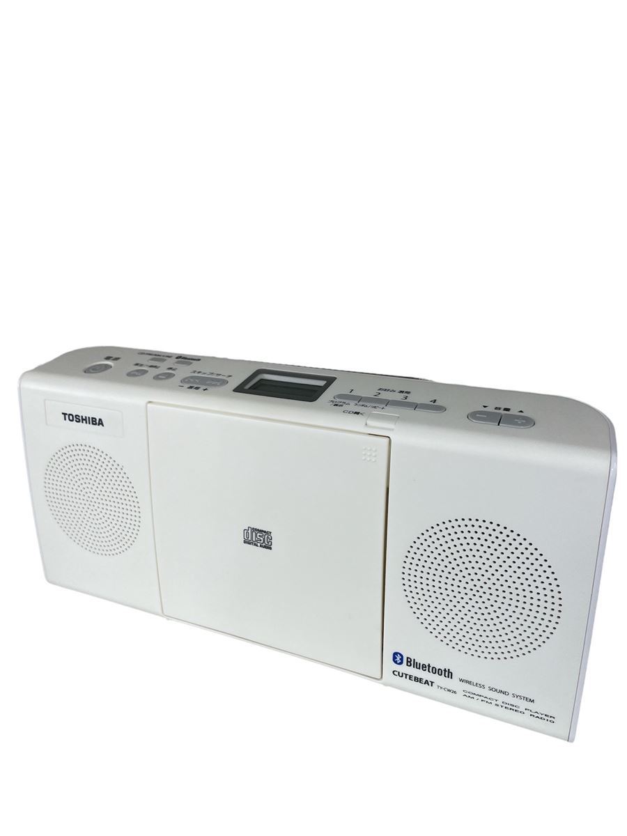 TOSHIBA◆CDラジオ TY-CW26(W) [ホワイト]/Bluetooth搭載