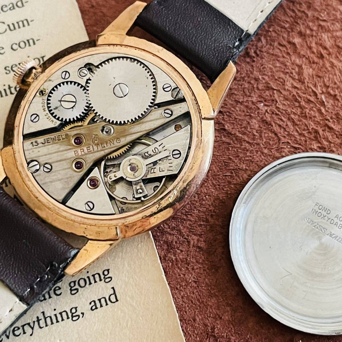 □カッコイイ！レア□ブライトリング【BREITLING】手巻き式メンズ 