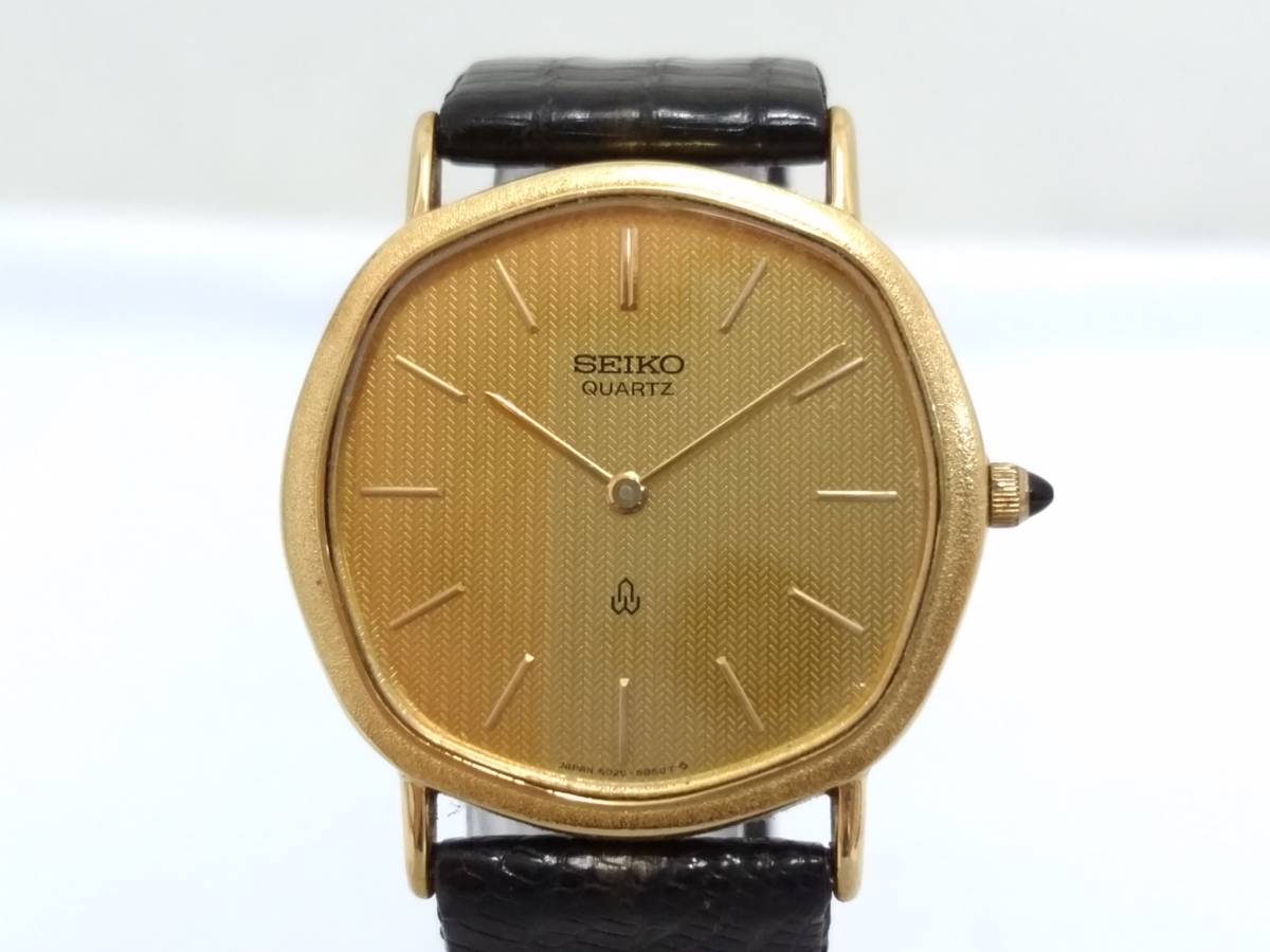 美品】SEIKO セイコー Dolce ドルチェ 14K（14金）×SS 6020-5630 