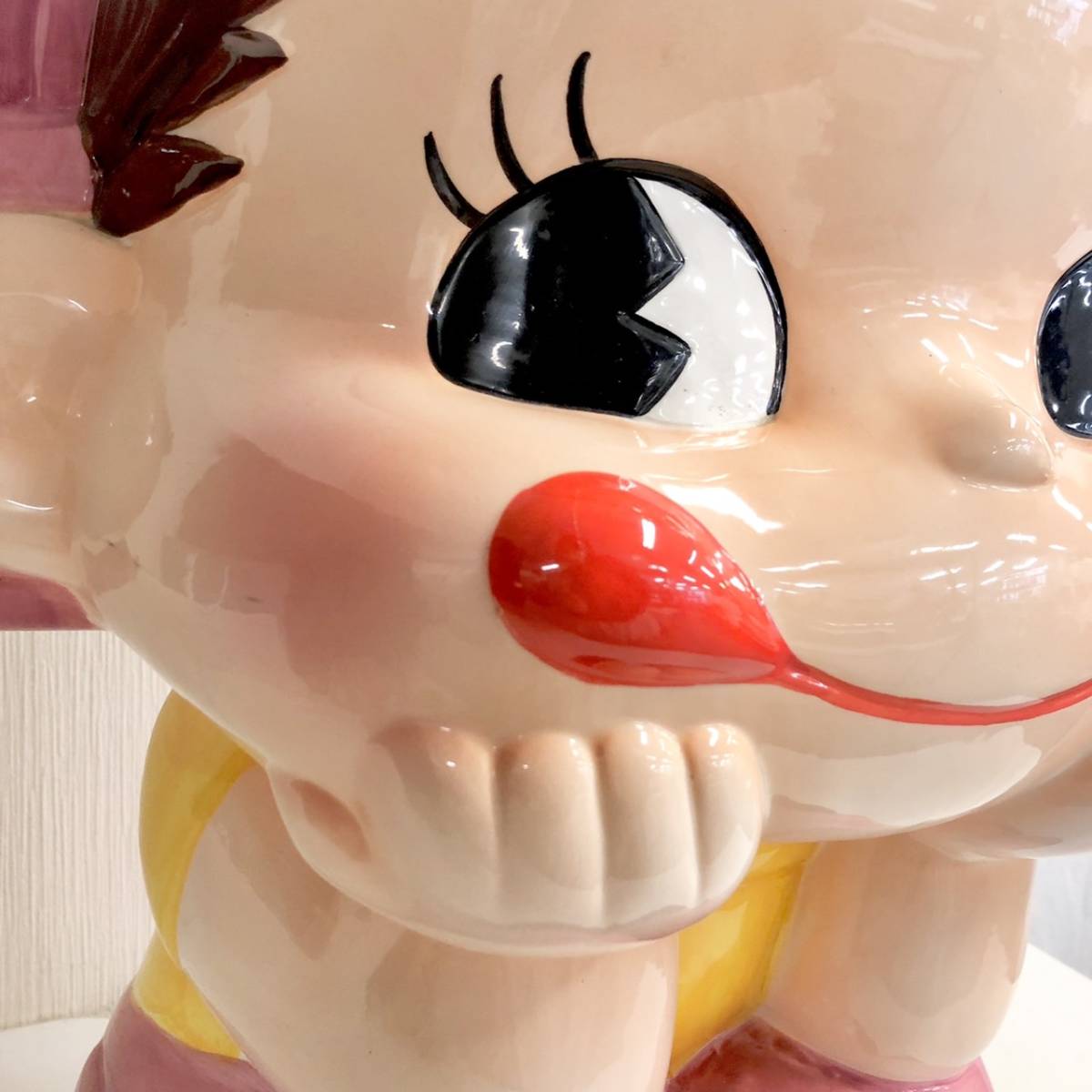 超希少】ペコちゃん 陶器製 特大人形 非売品 ペコちゃん 陶器製 超希少】ペコちゃん 陶器製 特大人形 非売品 ペコちゃん 陶器製
