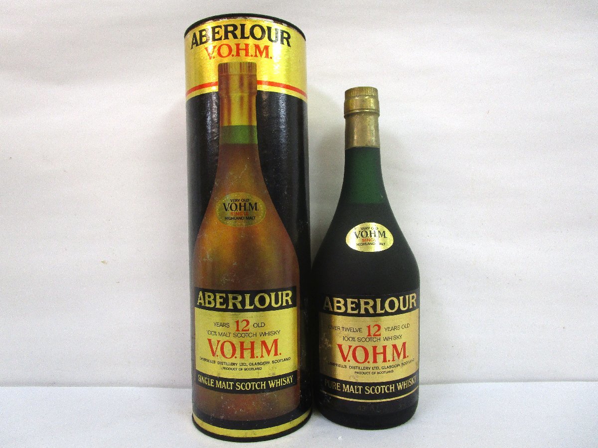 ABERLOUR V.O.H.M WHISKY 古酒 未開栓 アベラワー Aberlour 古酒 未開