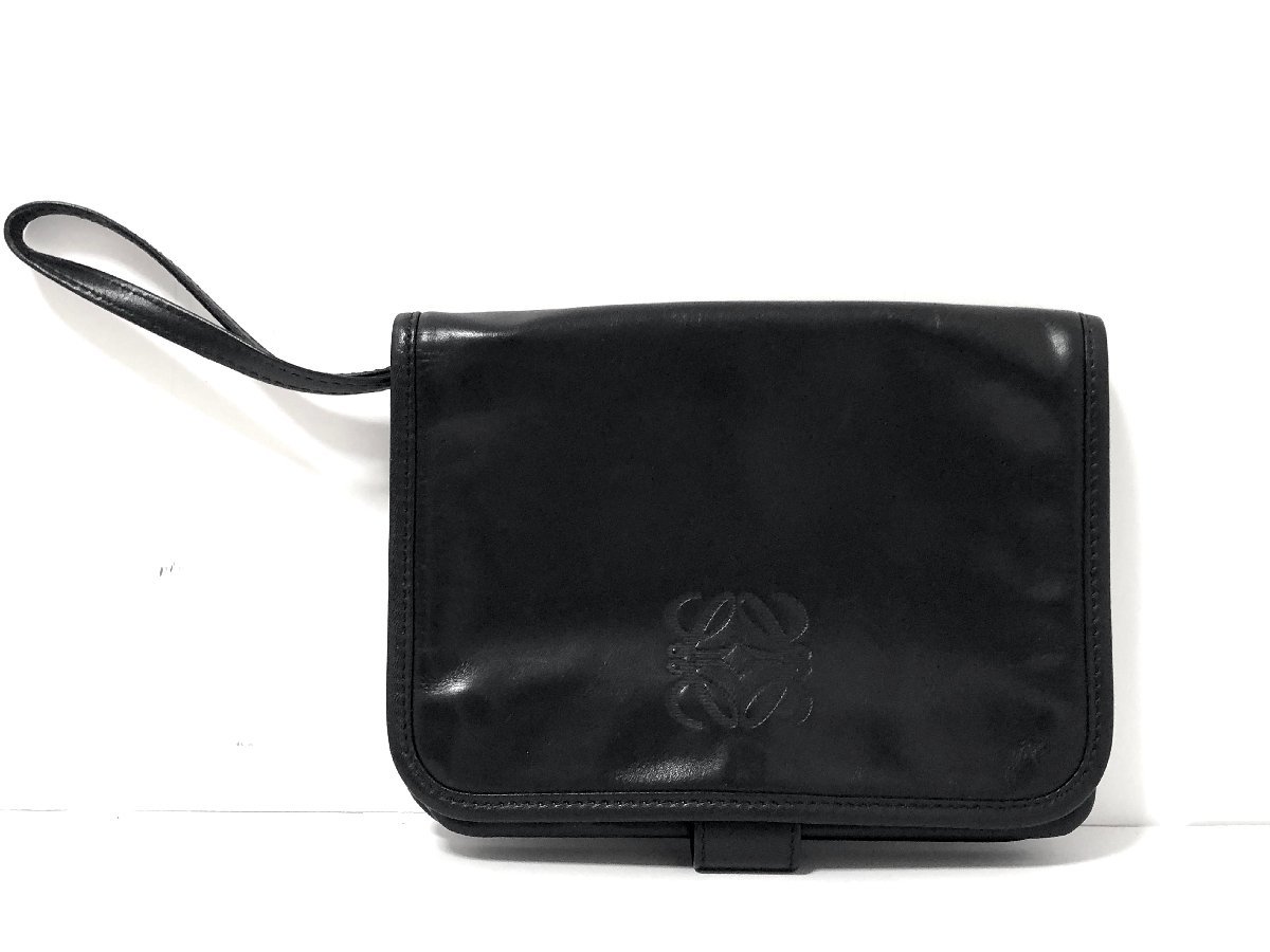 ロエベ アナグラム クラッチバッグ クラッチバック 美品 クラッチ 