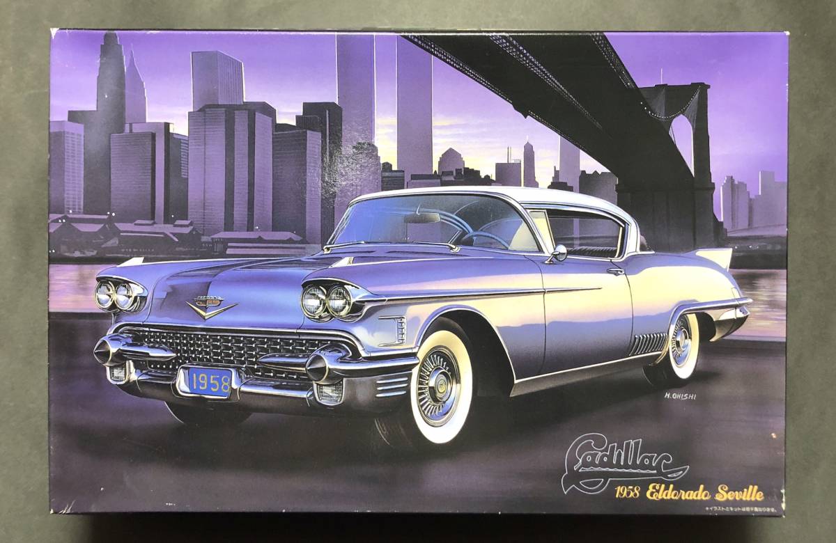 中古絶版模型堂 アリイ 1/24 キャディラックエルドラドセヴィル 1958