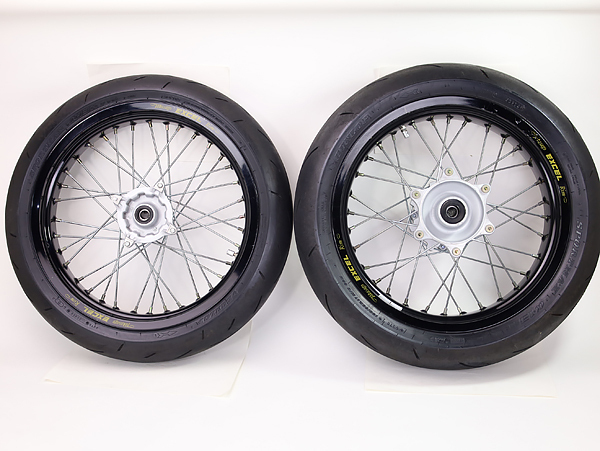 XR250 MD30用モタードホイール＆タイヤ DID製 前後セット CRM250