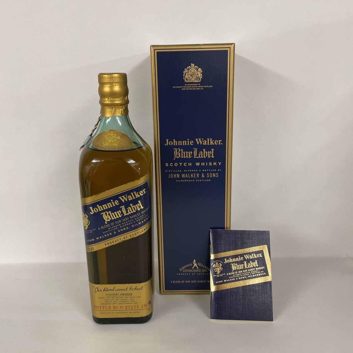 ジョニーウォーカー ブルーラベル 750ml 40％ 箱 スコッチ 11732