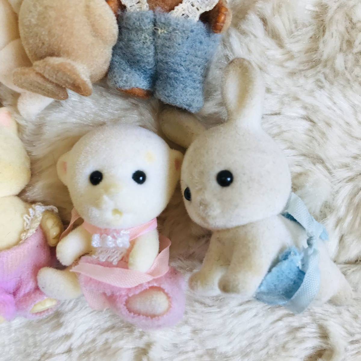 シルバニアファミリー クリームネコ 赤ちゃん 中古 （シルバニア  