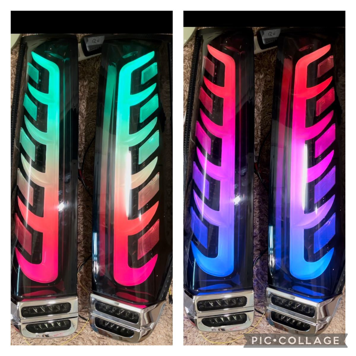 ☆ワンオフ☆流れるRGB☆80ヴォクシー ノア エスクァイア メテオ 