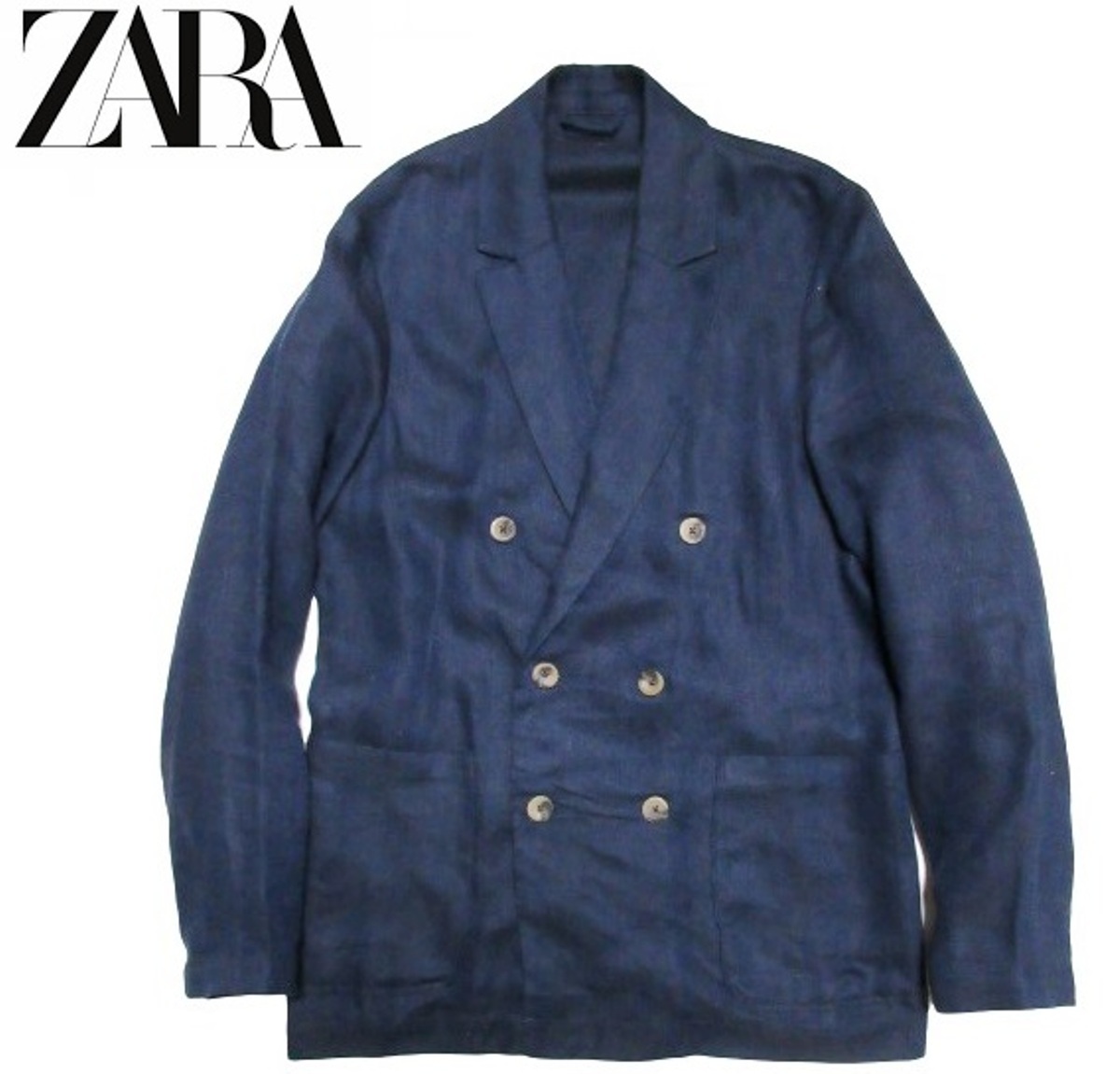 リネン 100% ダブル ?値下げ交渉受付中ZARA 春夏 テーラード 