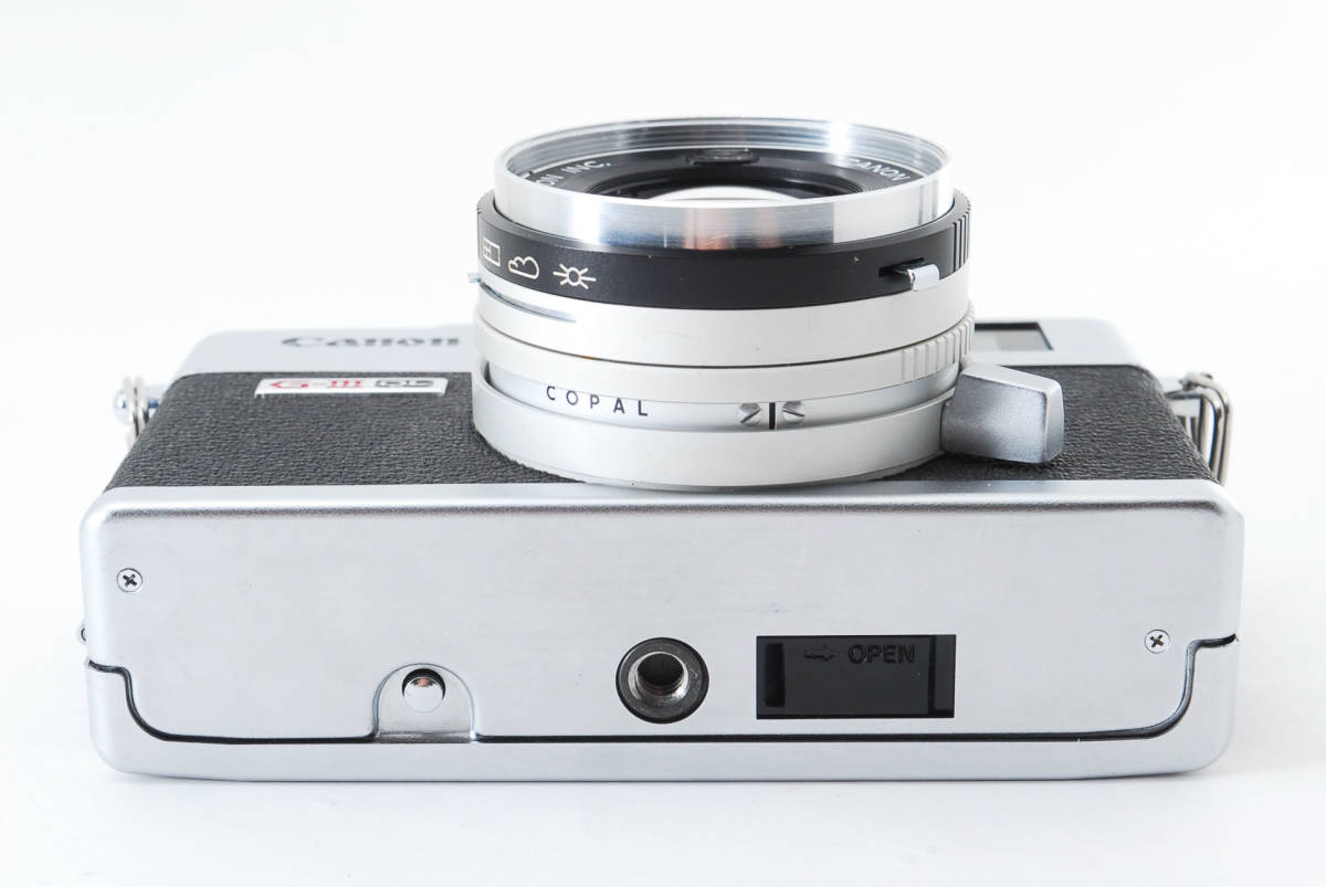 美品】Near MINT Canon Canonet QL17 GIII 35mm Rangefinder Film