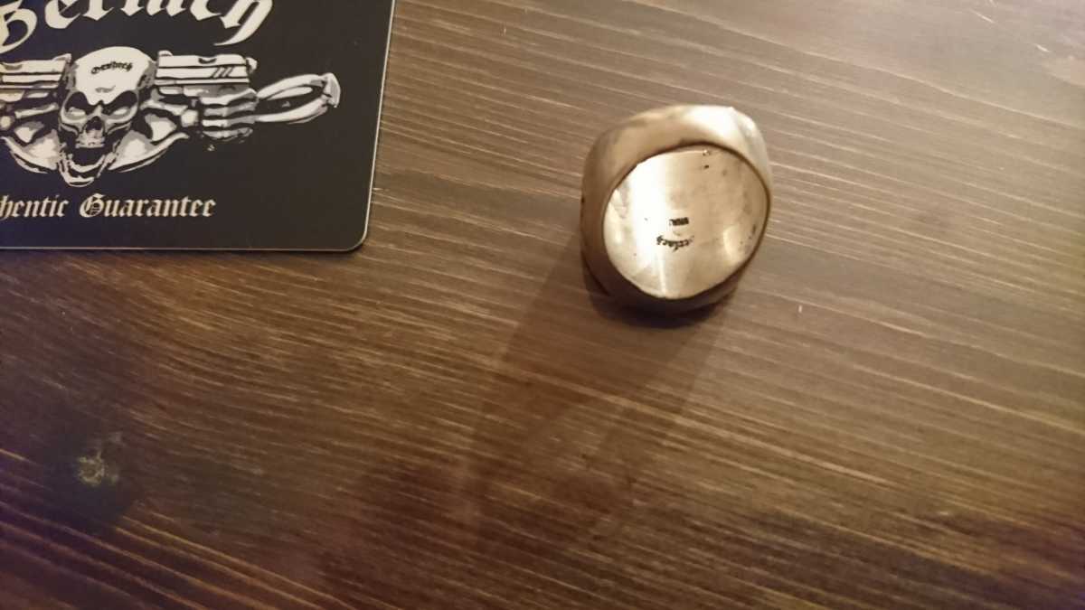 送料無料 ガーラックスタイル クロスボーンG シグネット リング  