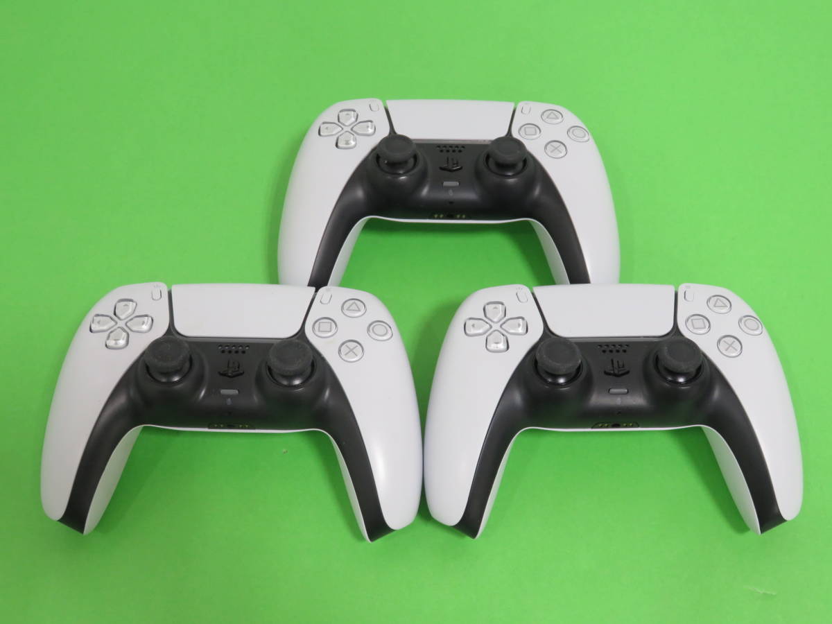 ジャンク】PS5 デュアルセンス コントローラー 3個セット(アクセサリ 