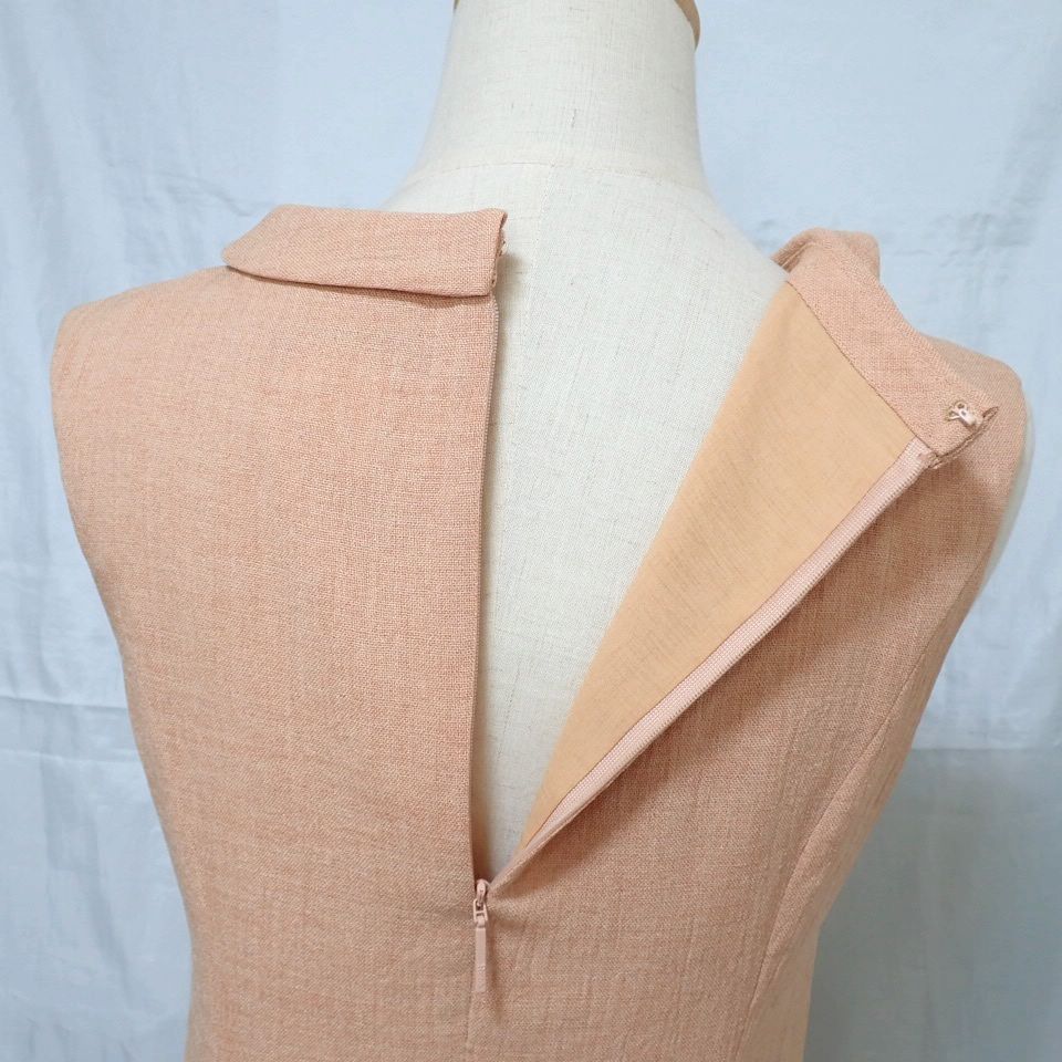 ◇Rene basic/ルネベーシック ノースリーブ フレアワンピース 34/S～M 