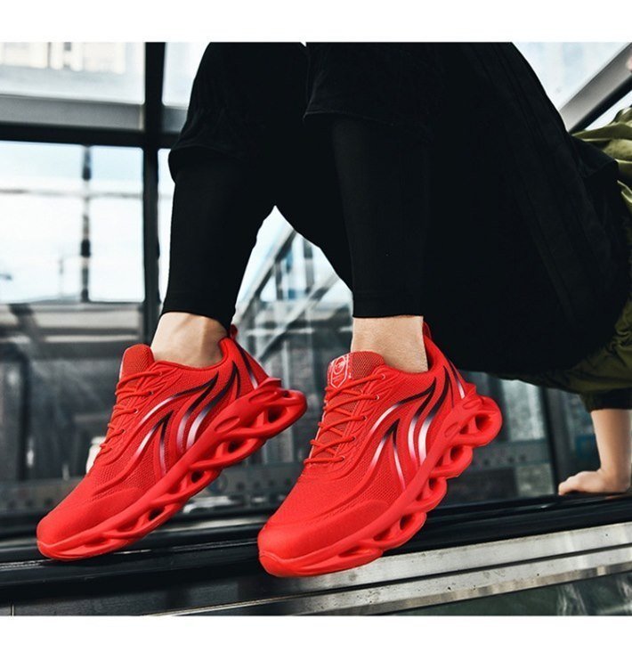 スニーカー スリッポン シューズ メンズ 靴 メンズ 3 5cm厚底 防滑 軽量 797 レッド 41 25 5cm 1円 スタート 25 5cm 売買されたオークション情報 Yahooの商品情報をアーカイブ公開 オークファン Aucfan Com