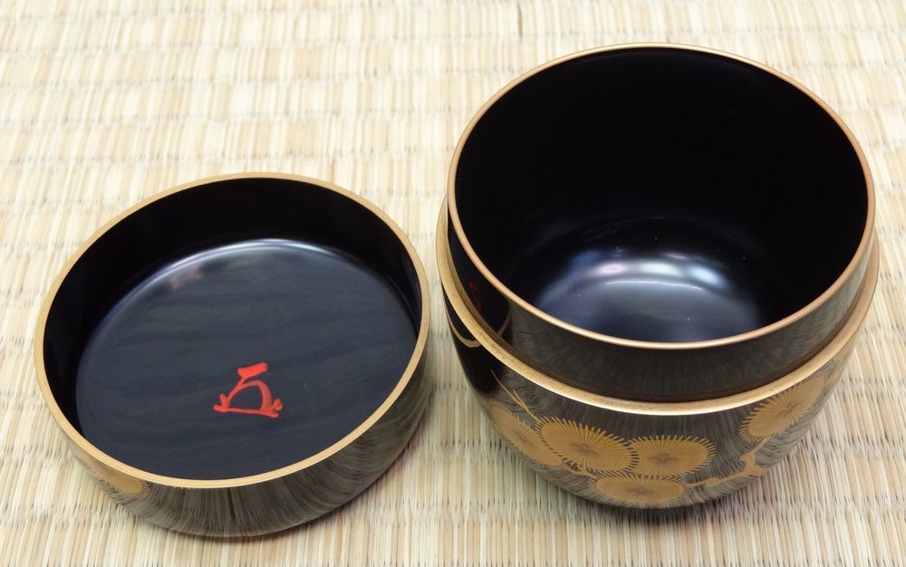 茶道具 漆専堂 而妙斎 箱書 花押 唐松蒔絵 大棗 共箱(棗)｜売買された