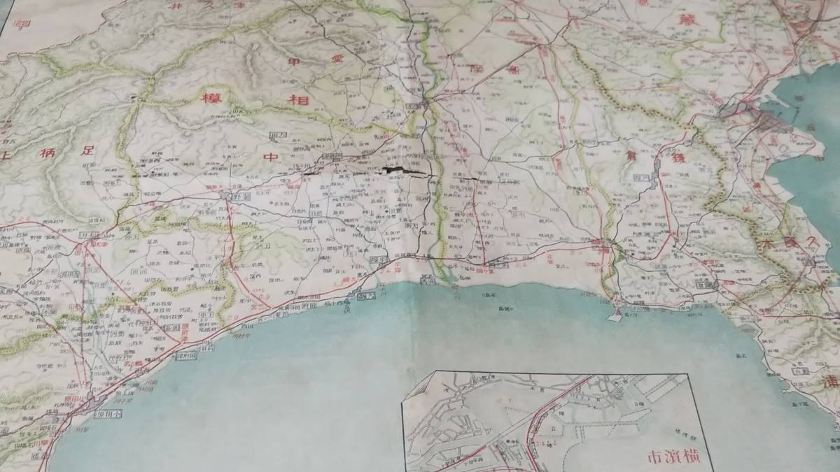 古地図 神奈川県全図 戦前 両面 地図 資料 38 5 54cm 発行 B 古地図 売買されたオークション情報 Yahooの商品情報をアーカイブ公開 オークファン Aucfan Com