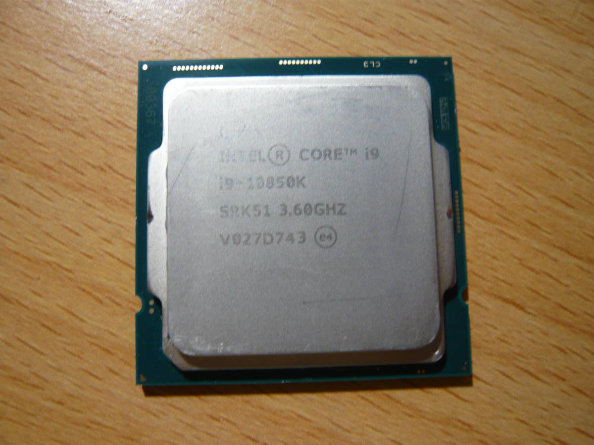 Intel Core CPU i9-10850K i9 10850K 公式通販 LGA1200 3.60GHz 動作 