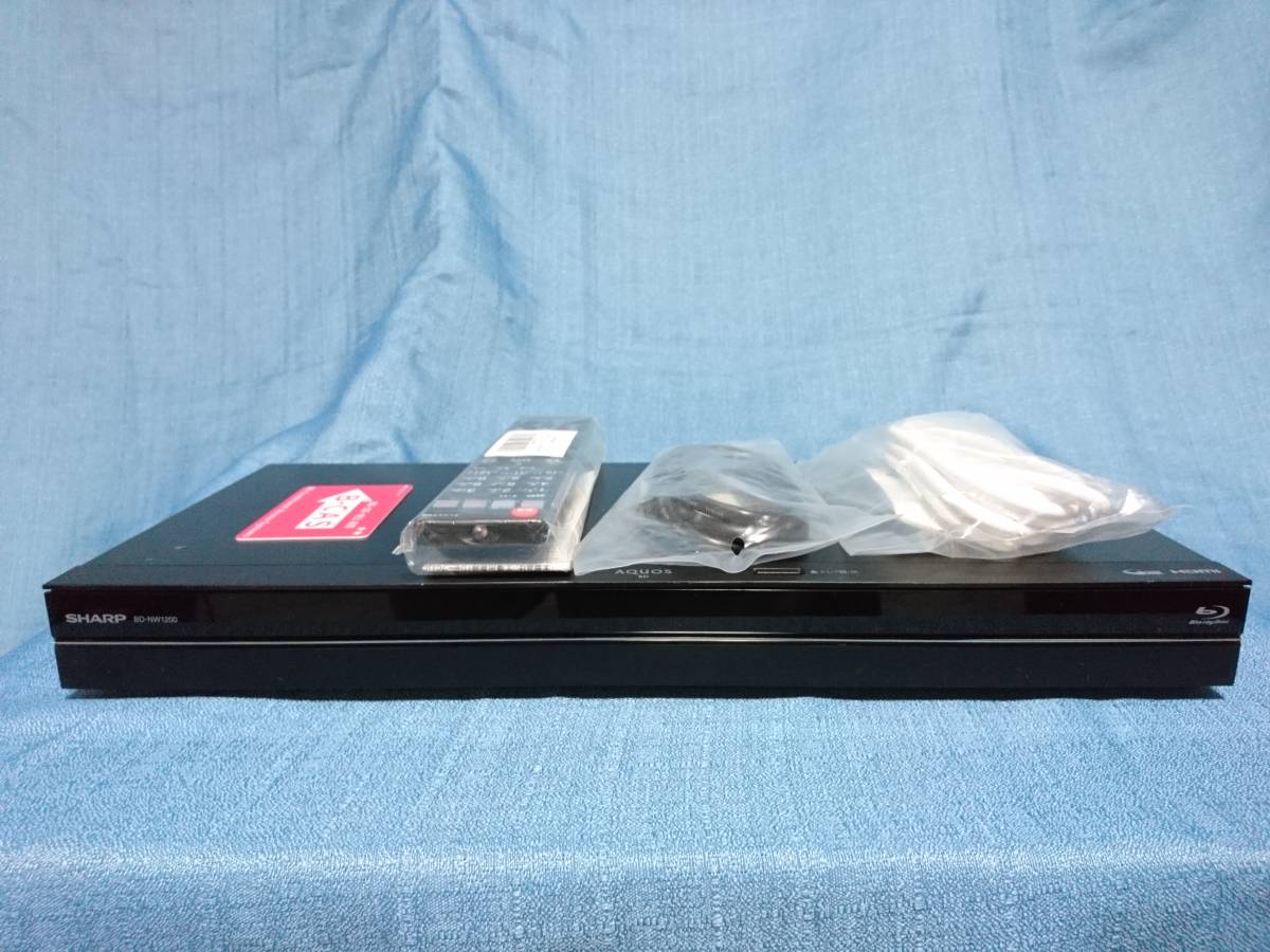 ▽△▽SHARP 2018年製 ブルーレイレコーダー BD-NW1200 ハードディスク