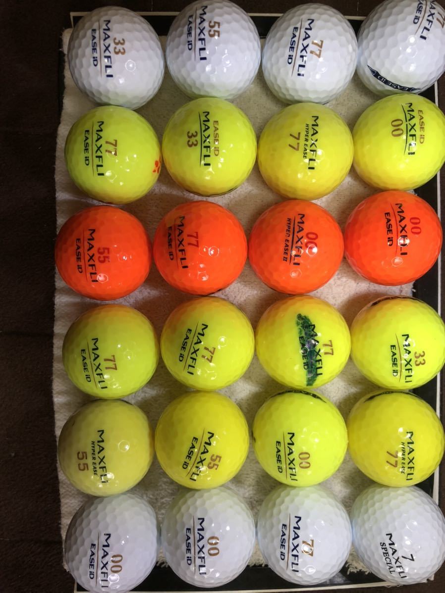 マックスフライ Maxfli Ease Id Hyper Ease ロストボール24個 個 売買されたオークション情報 Yahooの商品情報をアーカイブ公開 オークファン Aucfan Com