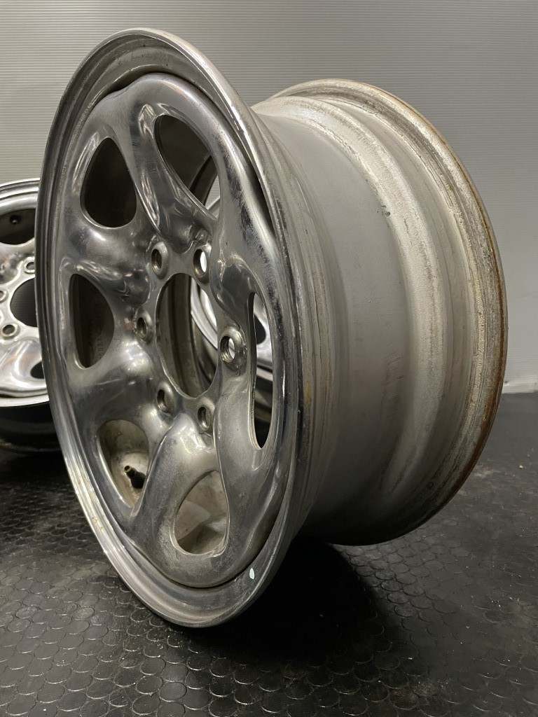 家具 日産テラノ純正メッキスチールホイール