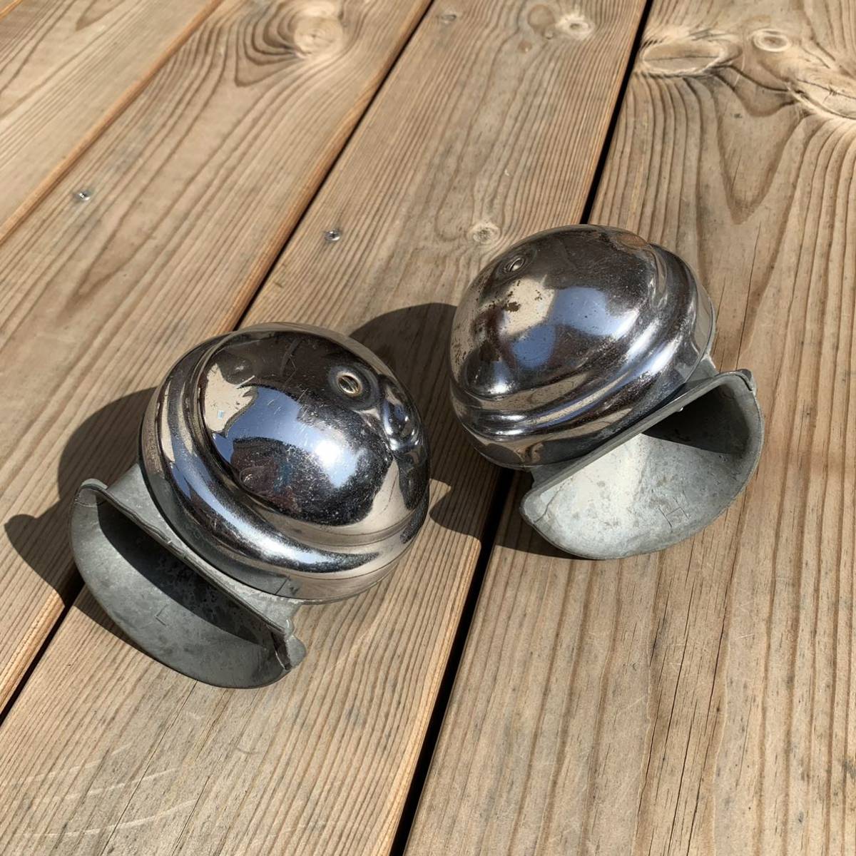 Clear Horn Hooters Alpine 1960s アルペンホーン 2個SET vespa 0 