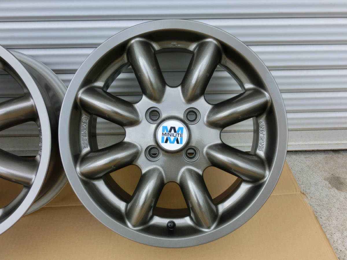 MINILITE ミニライト 4H-100 15インチ 6J+43 ハブ56mm 4本 ミニライト