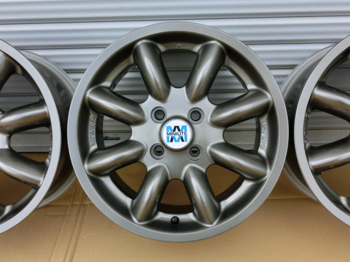 MINILITE ミニライト 4H-100 15インチ 6J+43 ハブ56mm 4本 ミニライト