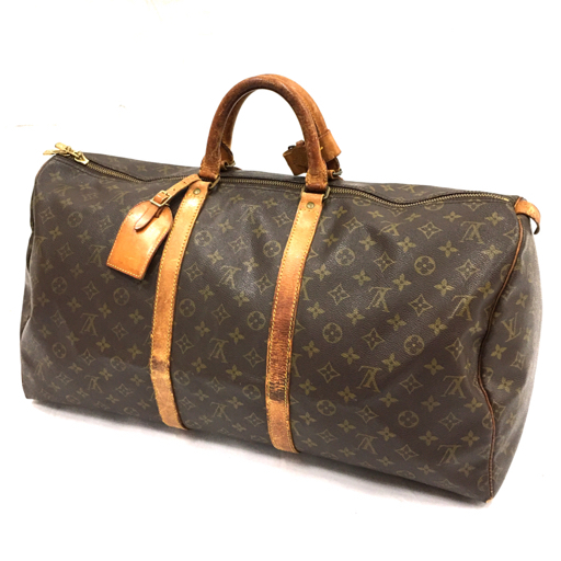 ルイヴィトン モノグラム 旧型 キーポル50 M41426 ボストンバッグ 旅行鞄 トラベルバッグ 付属品有り LOUISVUITTON