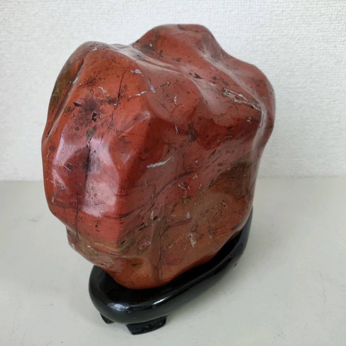 N15 レッドジャスパー 赤瑪瑙 メノウ 天然石 鑑賞石 原石 鉱物 