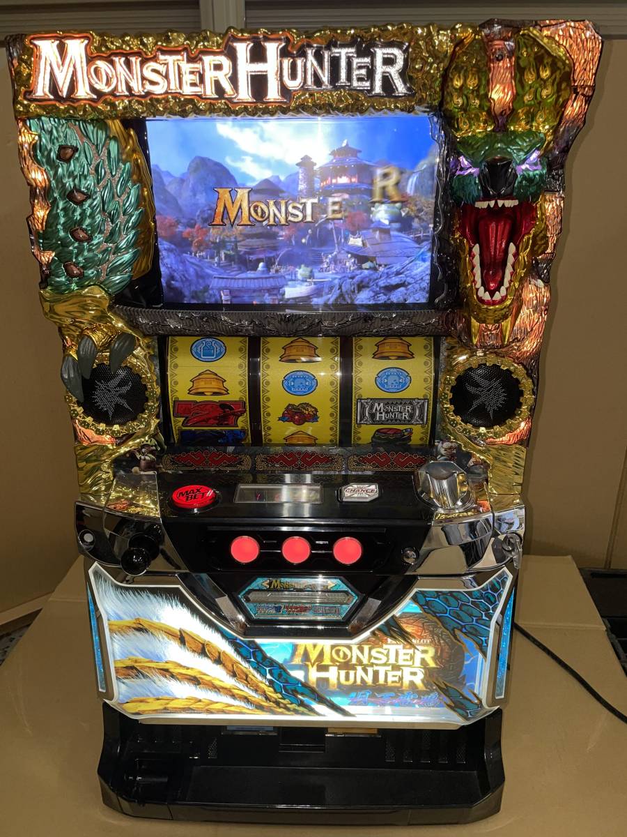 パチスロ 実機 エンターライズ モンスターハンター 月下雷鳴 裏ロム