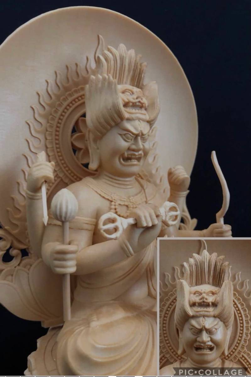 ☆寒椿☆貴重！古寺旧蔵 巨大伽羅 全長約82cm 重量約570g (検)沈香