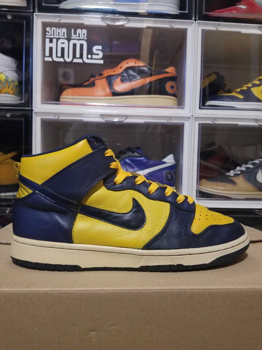 98 NIKE DUNK HIGH LE “復刻カレッジカラー 紺黄 471カラー”VARSITY  