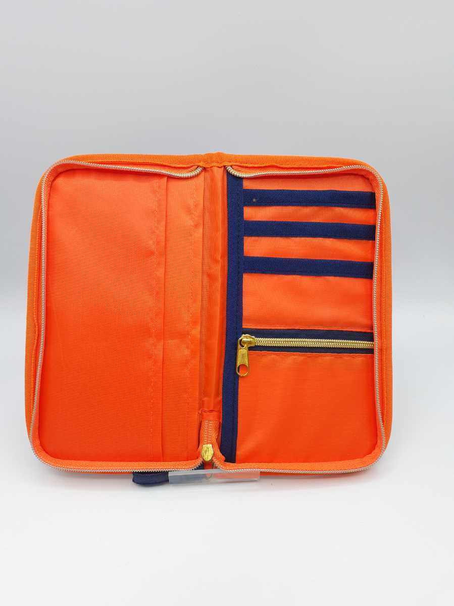 Beams Design 通帳ケース 通帳カバー 通帳入れ ビームスデザイン 手帳ケース 手帳カバー ネイビー オレンジ 紺 通帳 手帳ケース 売買されたオークション情報 Yahooの商品情報をアーカイブ公開 オークファン Aucfan Com