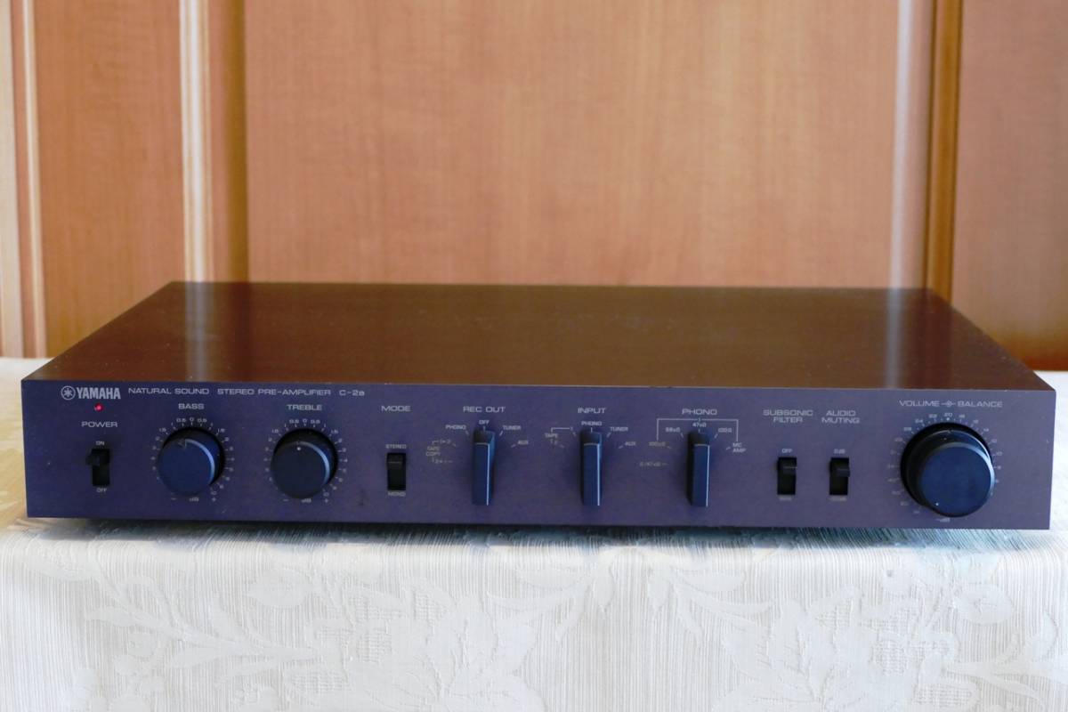 ヤマハ C-2a プリアンプ コントロールアンプ 整備済完動品 C-2a