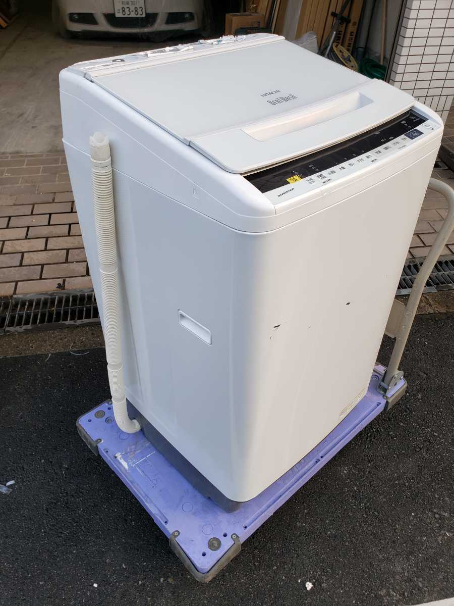 直接引取歓迎☆動作良好☆ HITACHI 日立 ビートウォッシュ BW-V90EE7(W 