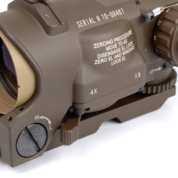 ELCAN Specter DR タイプ 1-4x 可変倍率 スコープ FDE DXバージョン
