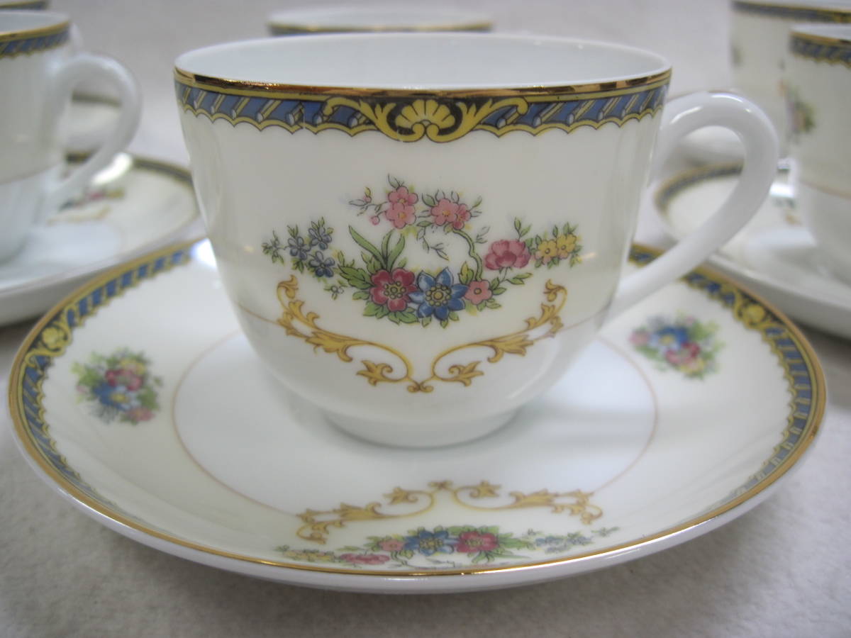 オールドノリタケ ヤジロベー】カップ&ソーサー6客 （Noritake 