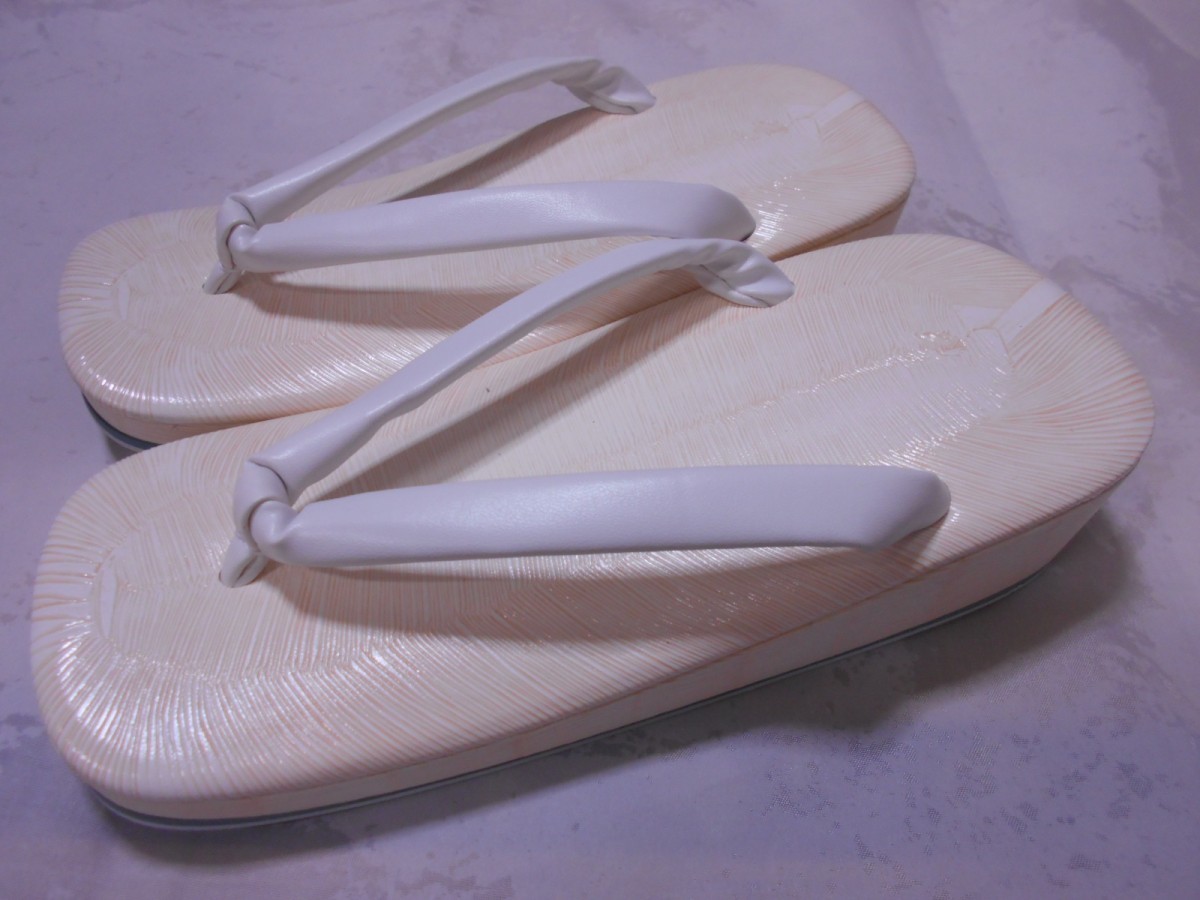 雪駄 白鼻緒 メンズ : あおい 正直問屋 26.5cm LL-Size Yahoo!店 礼装 