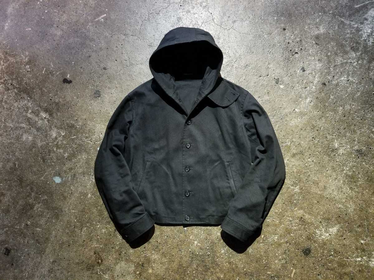 Yohji Yamamoto POUR HOMME 16AW コットンフーデッドジャケット 2016AW 