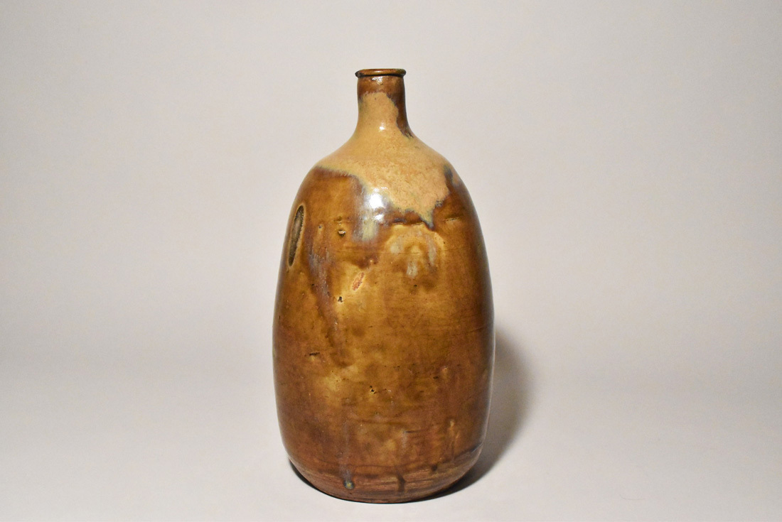 徳利 鉄釉 酒器 花器 ♢江戸時代 瓶 18世紀初頭 美濃 Yahoo!オークション
