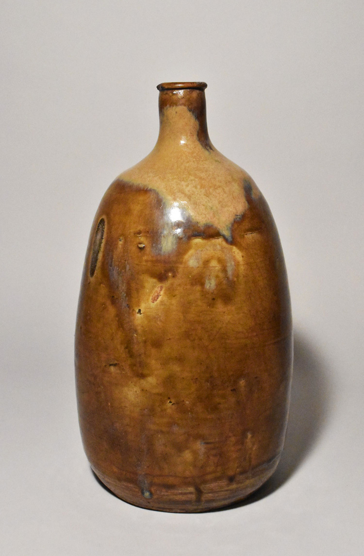 徳利 鉄釉 酒器 花器 ♢江戸時代 瓶 18世紀初頭 美濃 Yahoo!オークション