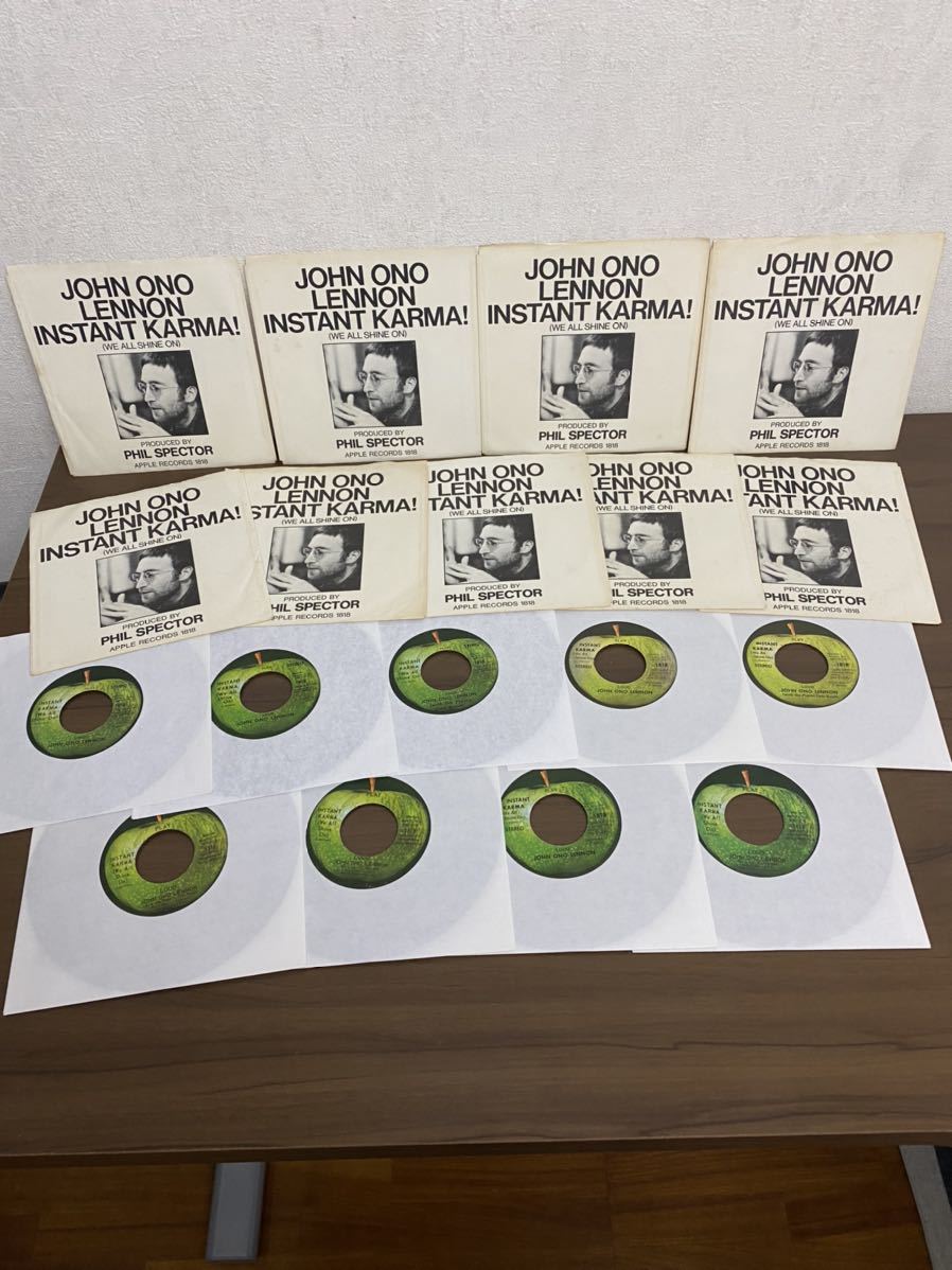 【大人気，お得】 9種類コンプリート ジョンレノン Instant Karma アメリカ盤 シングル レコード レア 45 1970 ビートルズ beatles オリジナル(THE BEATLES)｜売買されたオークション情報、yahooの商品情報をアーカイブ公 B