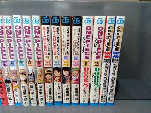 One Piece ワンピース 1 102巻 劇場版 アニメコミックス 4冊 Doors 1 2巻 500 Quiz Book 1 2巻 全110冊セット 尾田栄一郎 少年 売買されたオークション情報 Yahooの商品情報をアーカイブ公開 オークファン Aucfan Com
