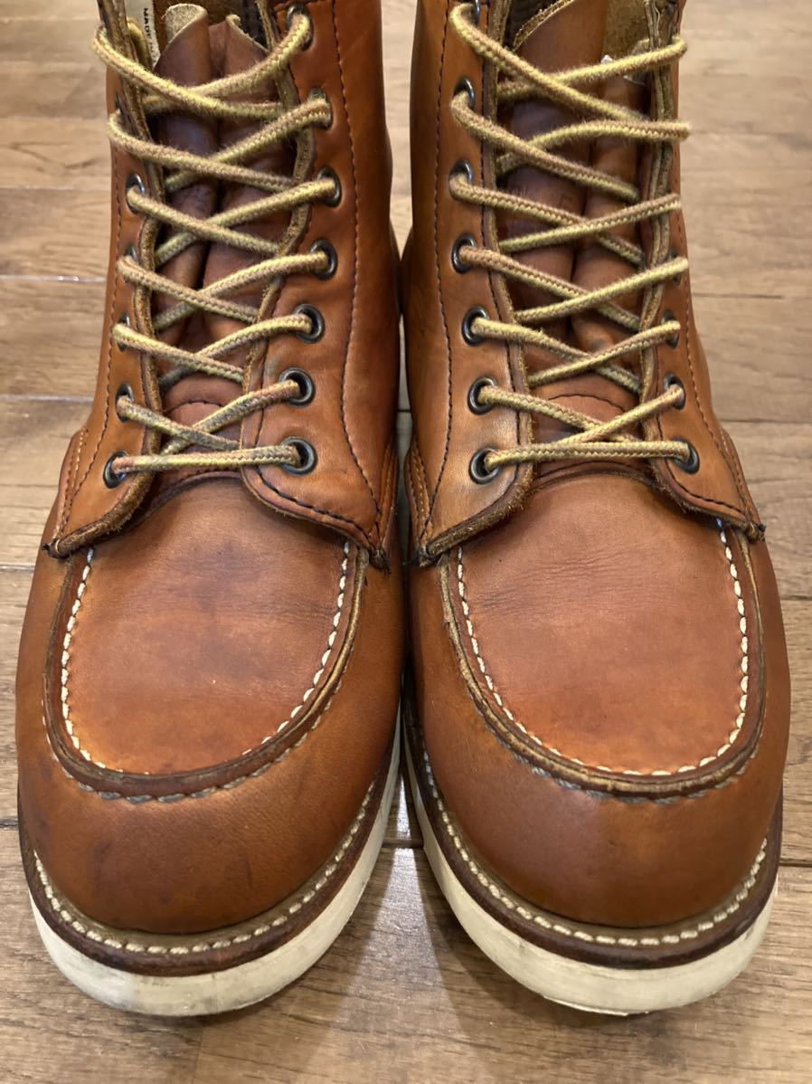 98年 サイド羽タグ レッドウィング アイリッシュセッター 875 美品】98年 サイド羽タグ REDWING 875 アイリッシュセッター 茶 71/2E