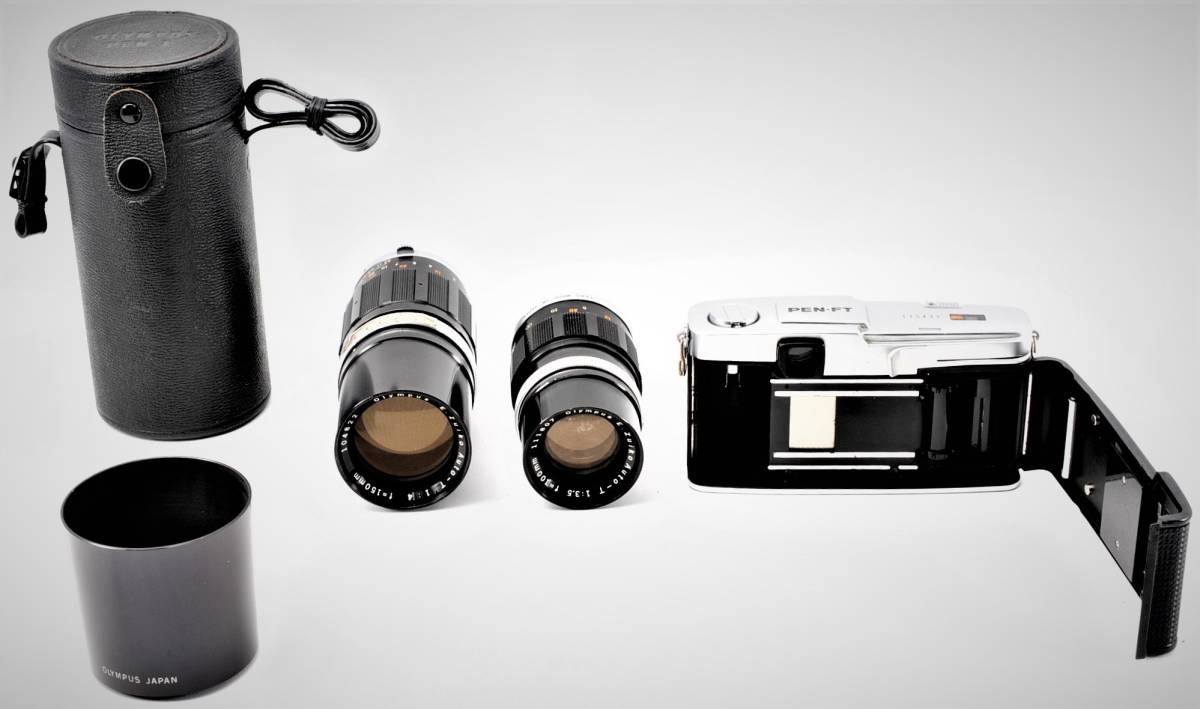 ☆ OLYMPUS オリンパス PEN-FT 銀 + E.ZUIKO Auto-T 100mm F3.5 + E  